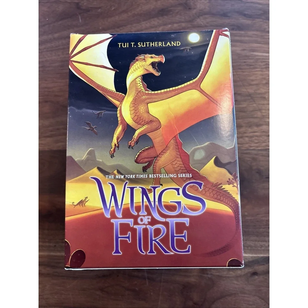 Wings of Fire Boxset, Books 1-5 by Tui T. Sutherland (2015, Trade Paperback /...